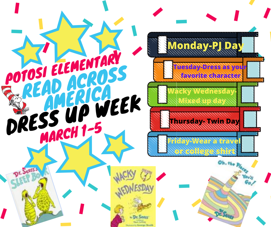 Read Across America Dress Up Days