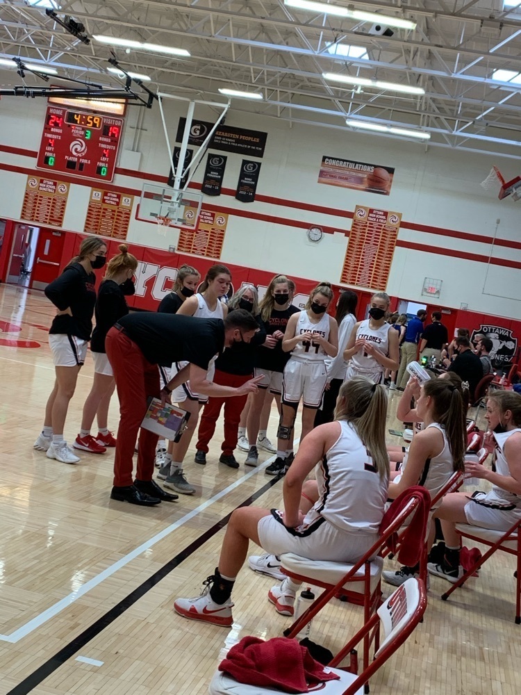 basketball team during a time out