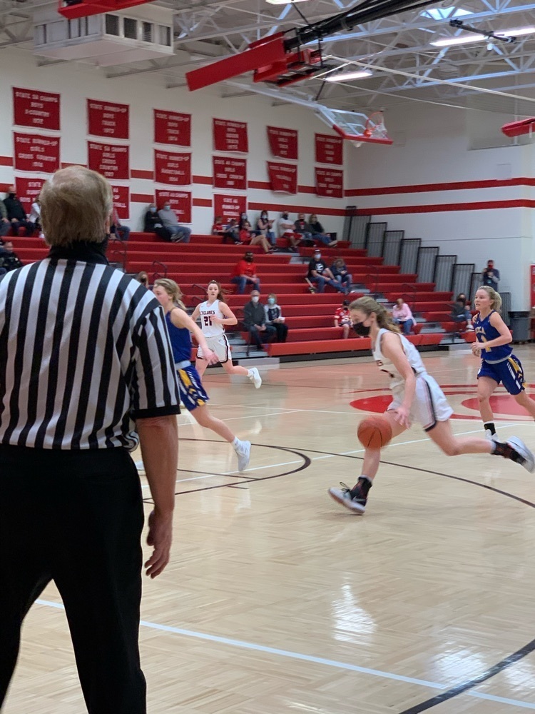 girls playing basketball