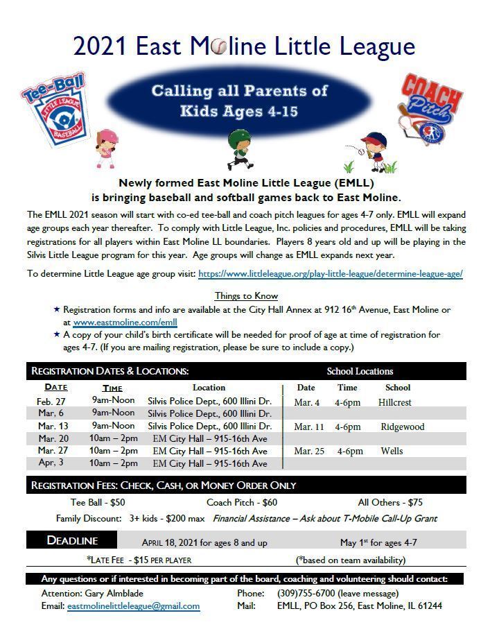 Little League flyer