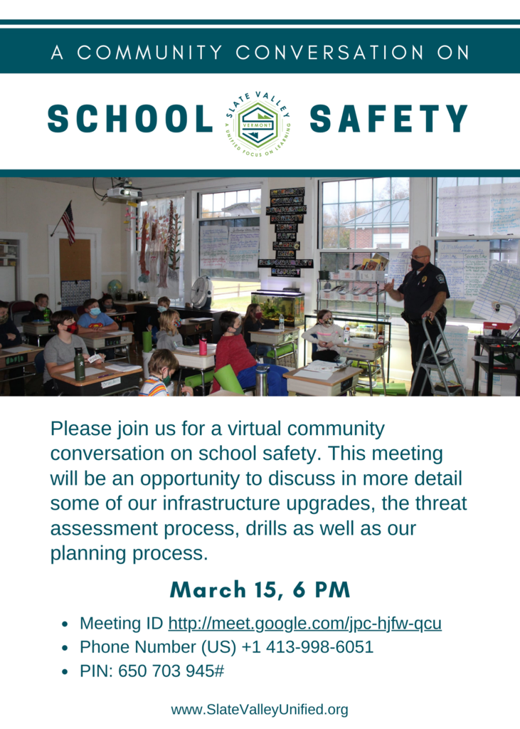 March 15 School Safety Forum