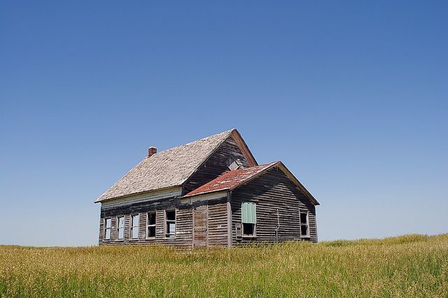 Rural School house in Nebraska 