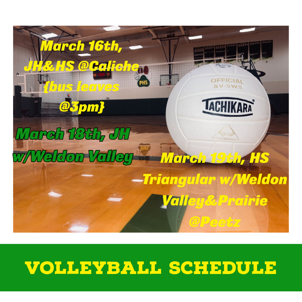 Volleyball Schedule