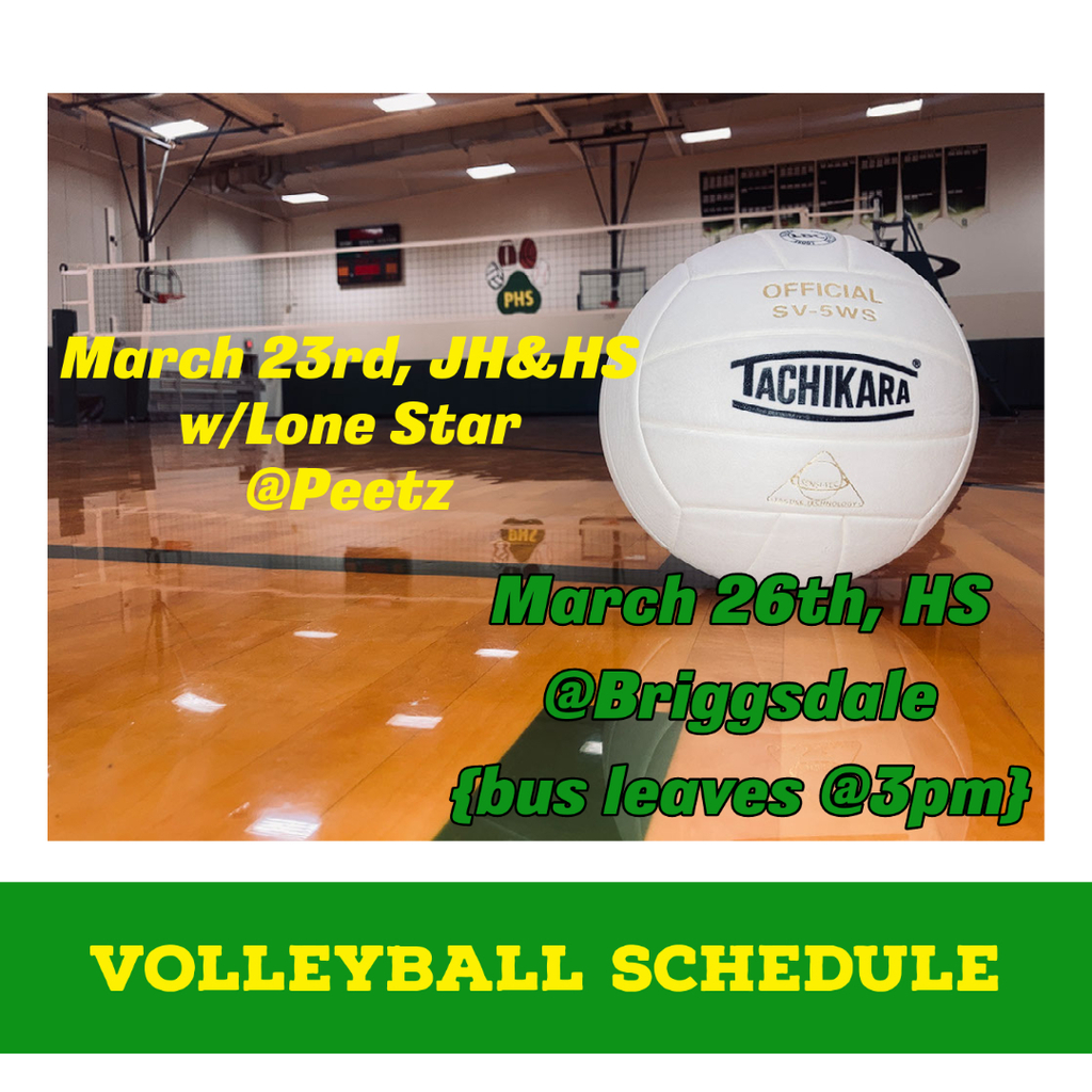 Volleyball Schedule