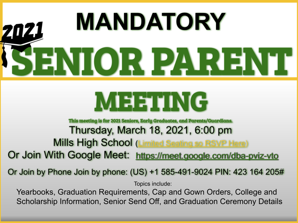 Mandatory Senior Meeting