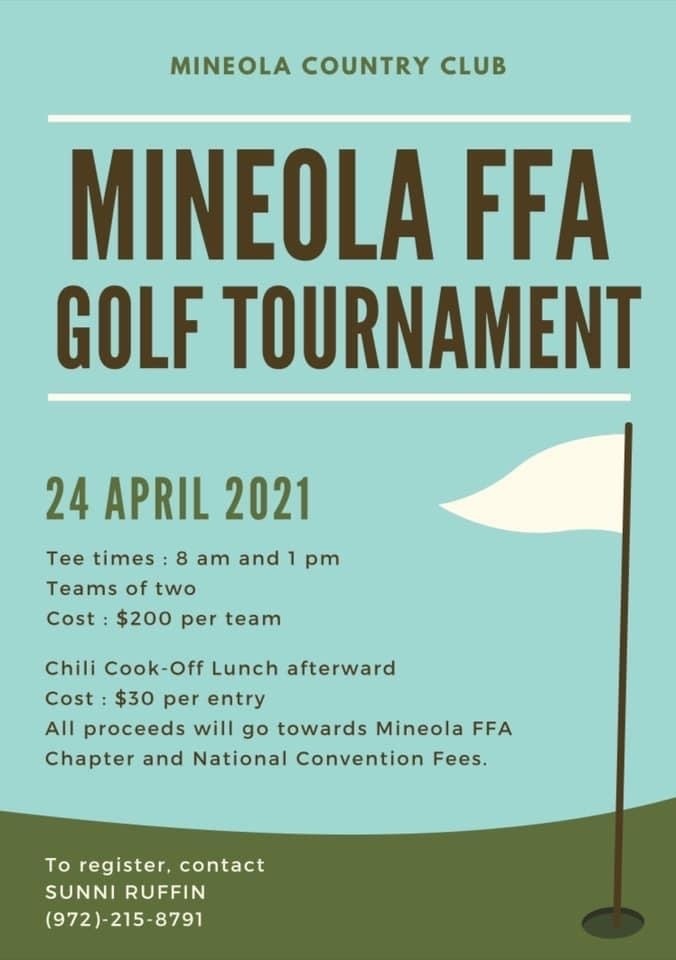 Mineola FFA Chapter Golf Tournament