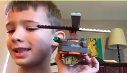 Kindergartener Ronan created his own drone out of Legos without using any directions.