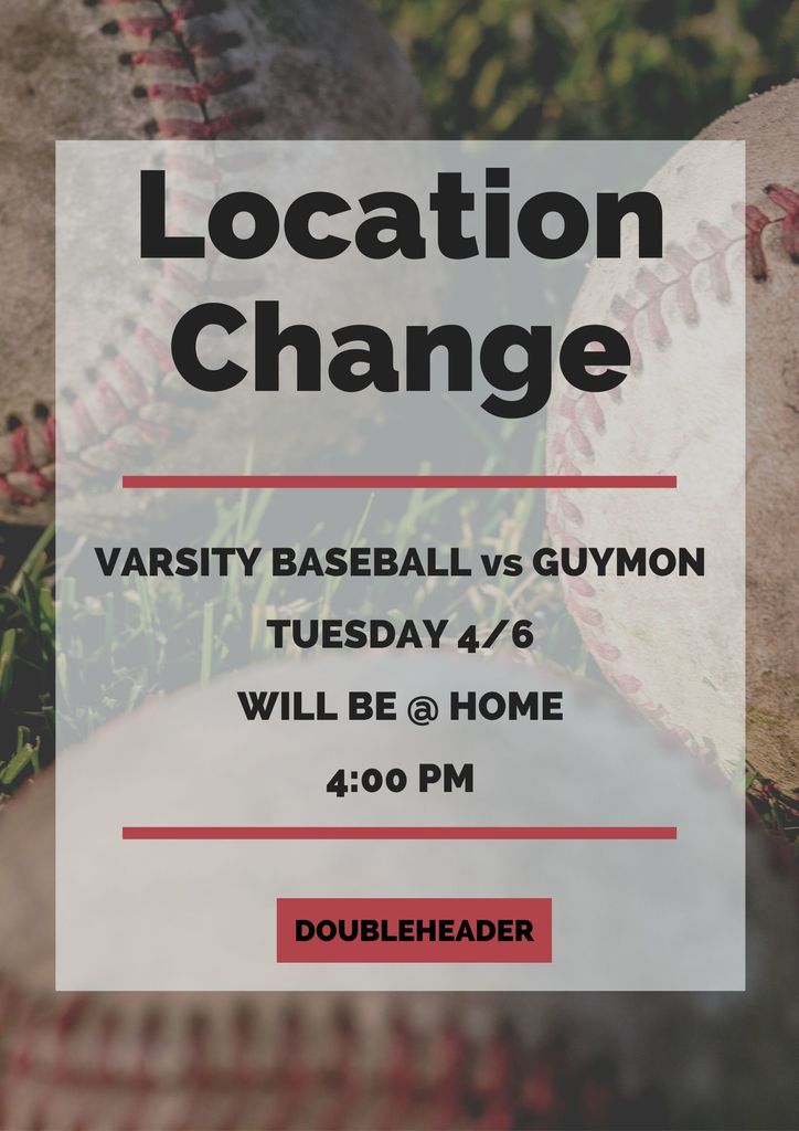 GAME LOCATION CHANGE