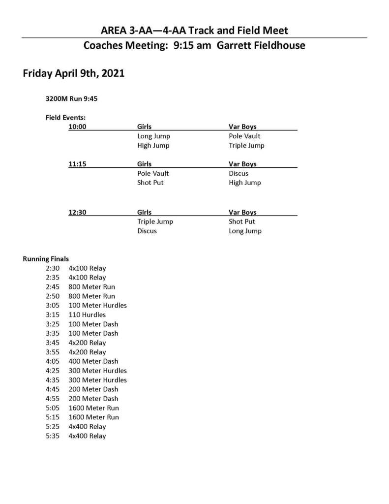 Area Track
