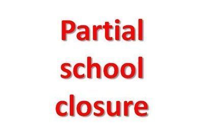 partial school closure