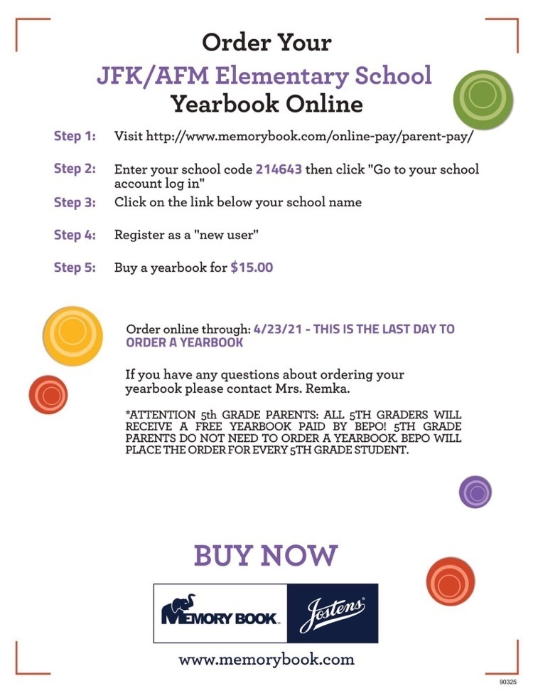 order your yearbook now! 