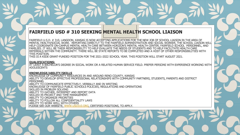 Mental Health