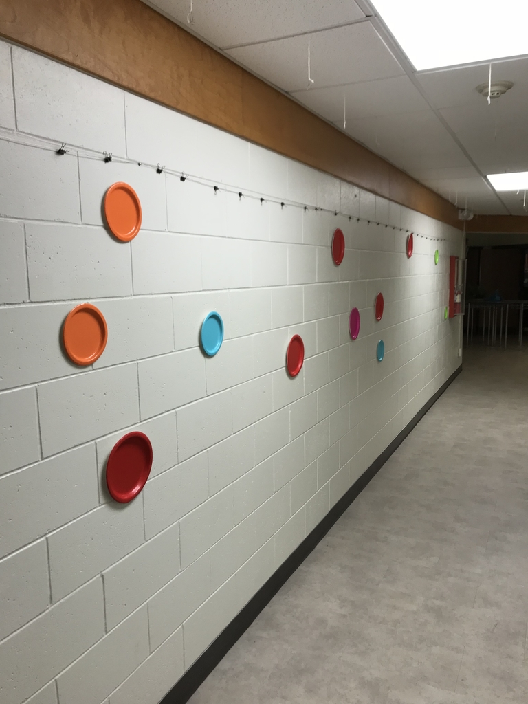 Wall of dots.