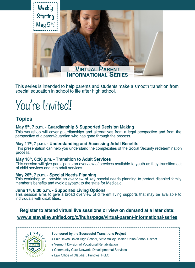 Virtual Parent Informational Series