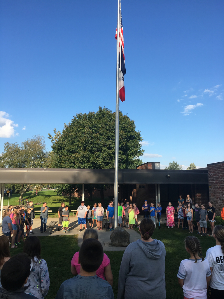 Around the flag