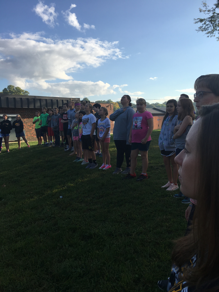 Students singing 