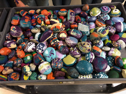 Delivered over 200 rocks.