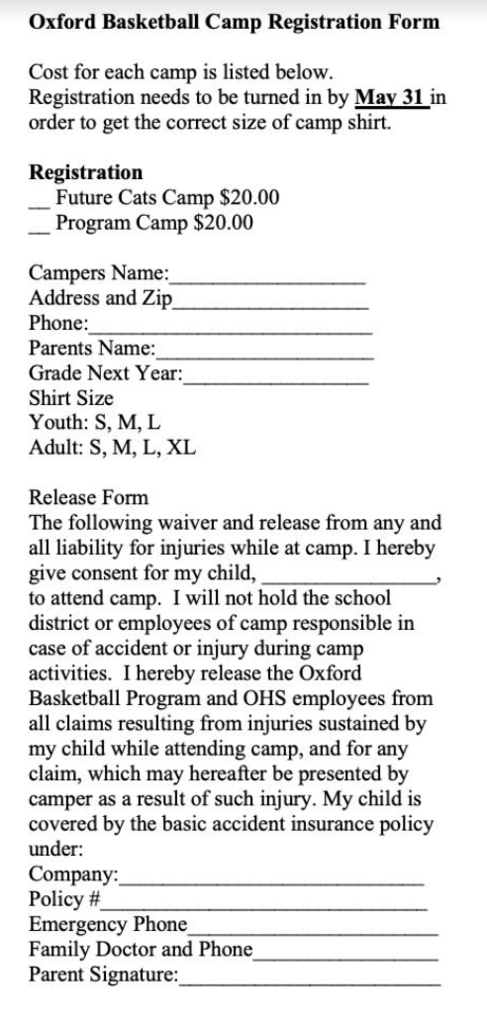 Registration Form