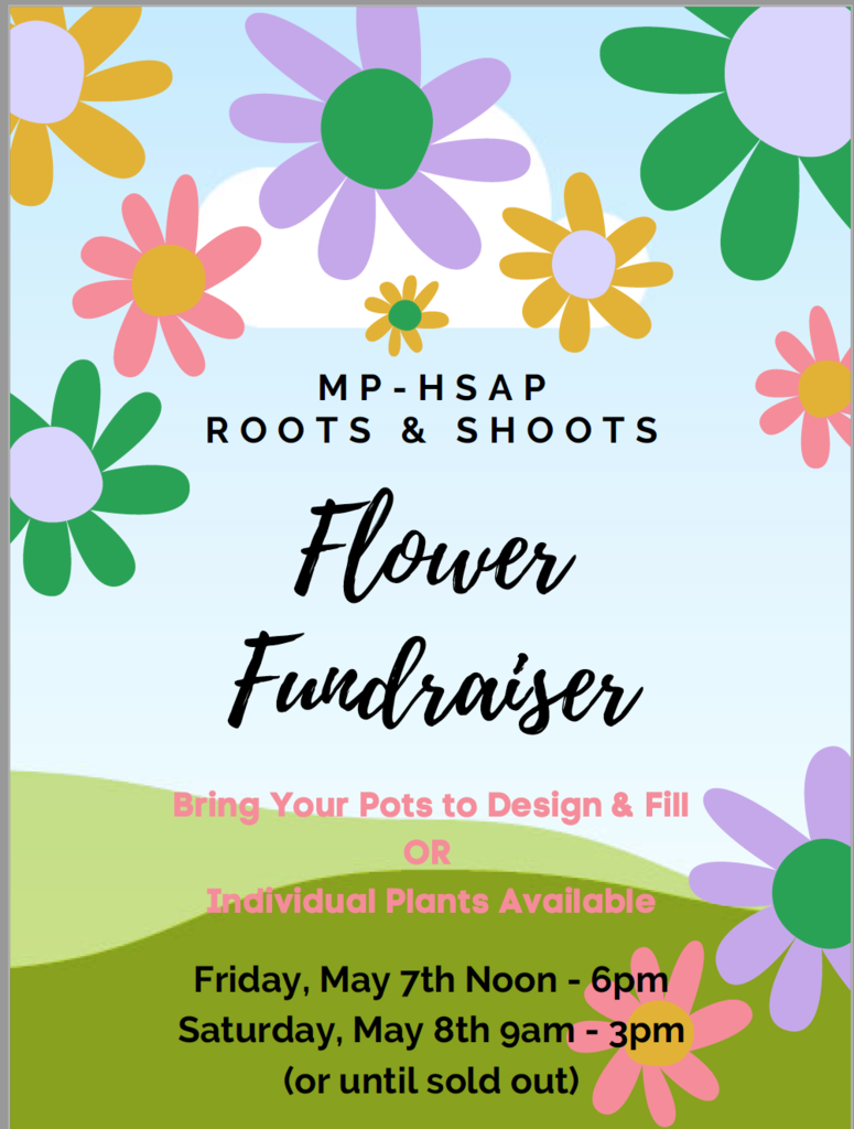 flower fundraiser flier