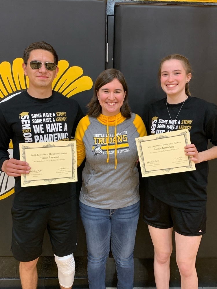 2020-2022 Band and Choir Honor Students