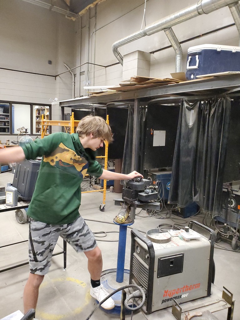 Colton starting an engine