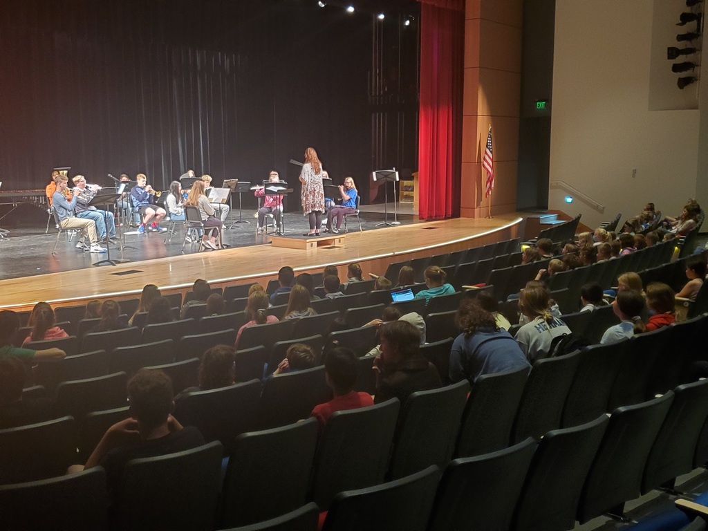 Band in the auditorium 