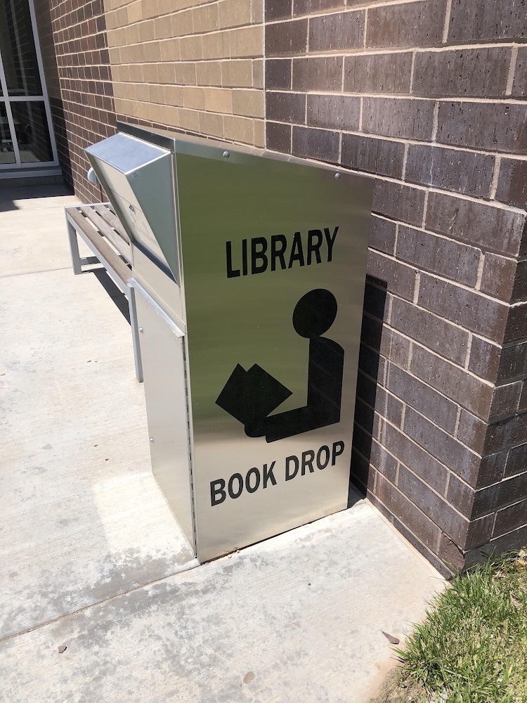 Drop books in here