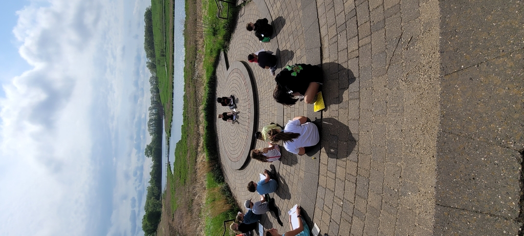 Taking in all the sights, sounds, and smells of the prairie.