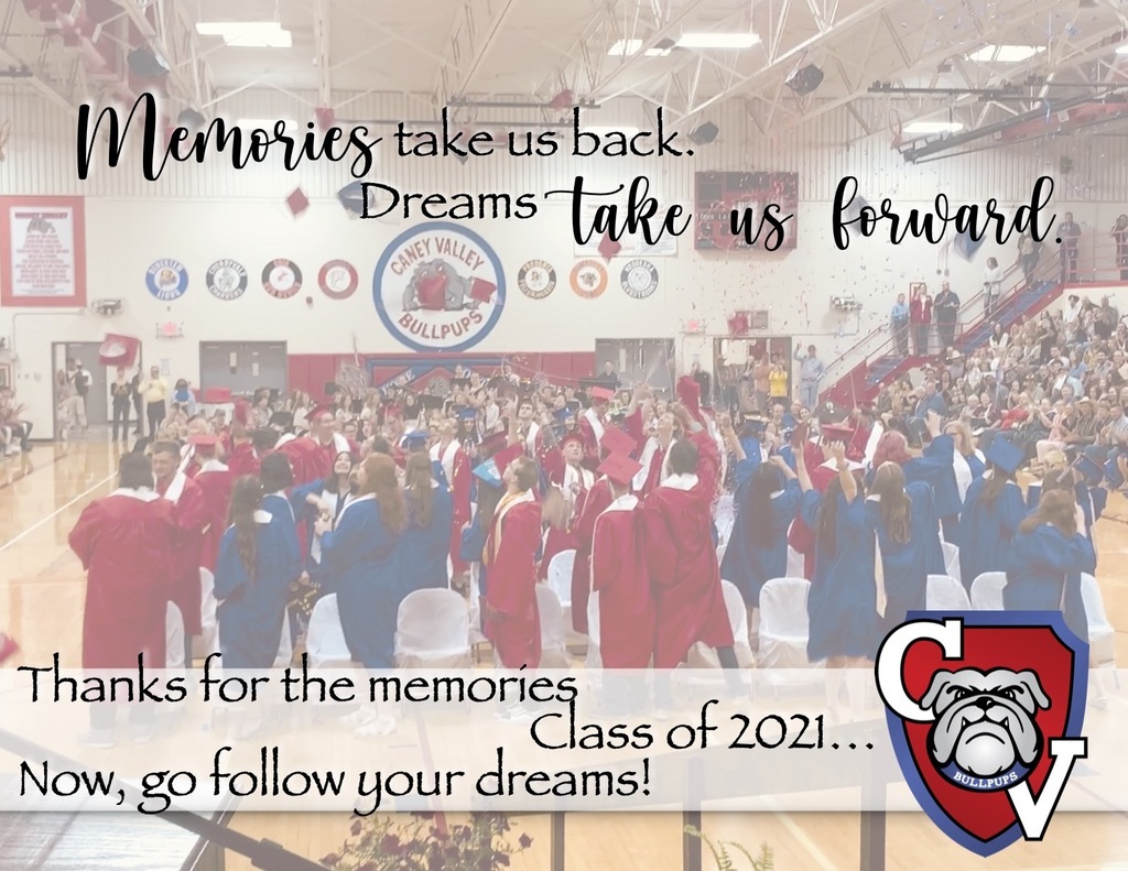 Photo of graduates throwing their caps