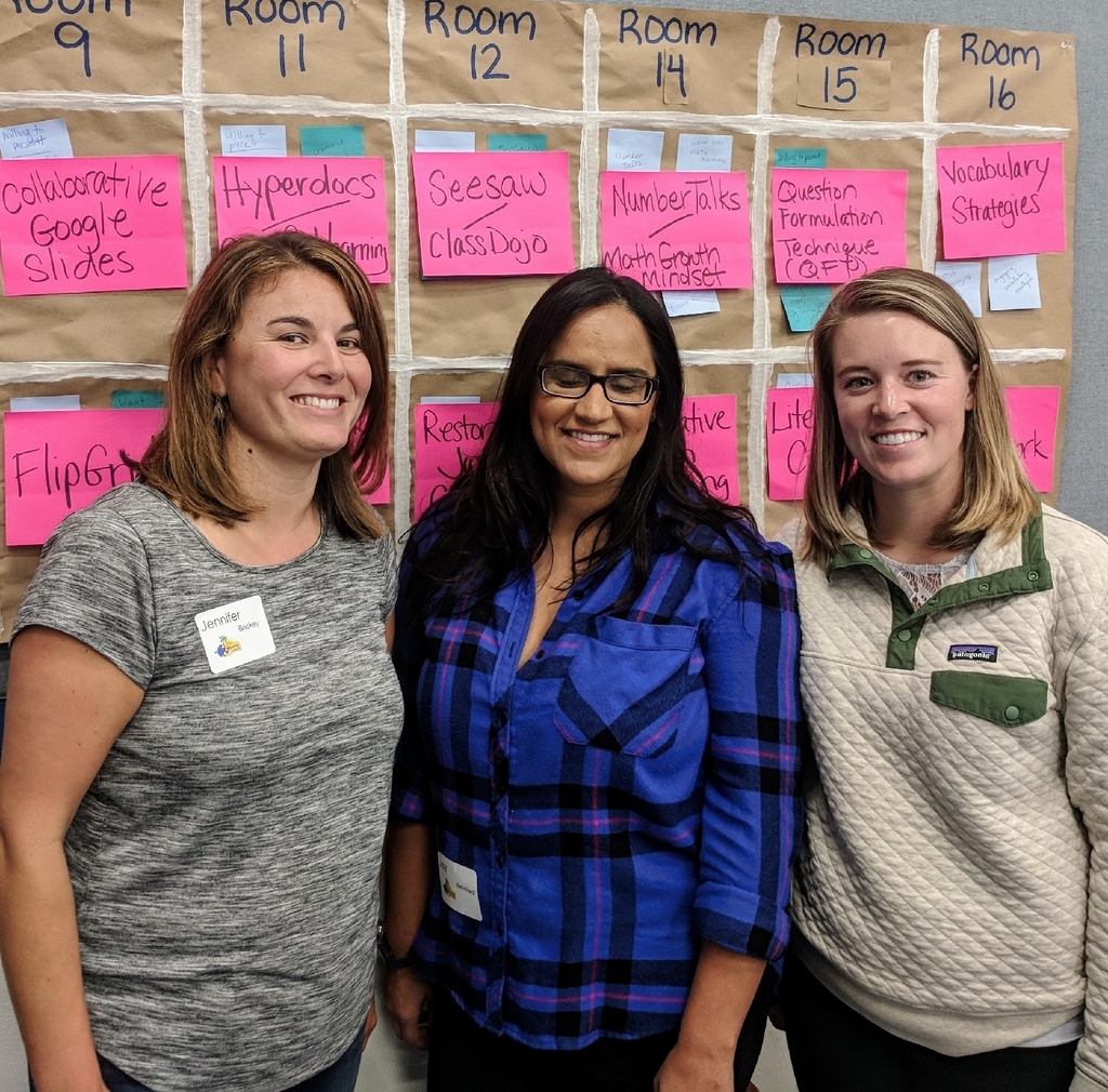 OUHSD teachers and session board