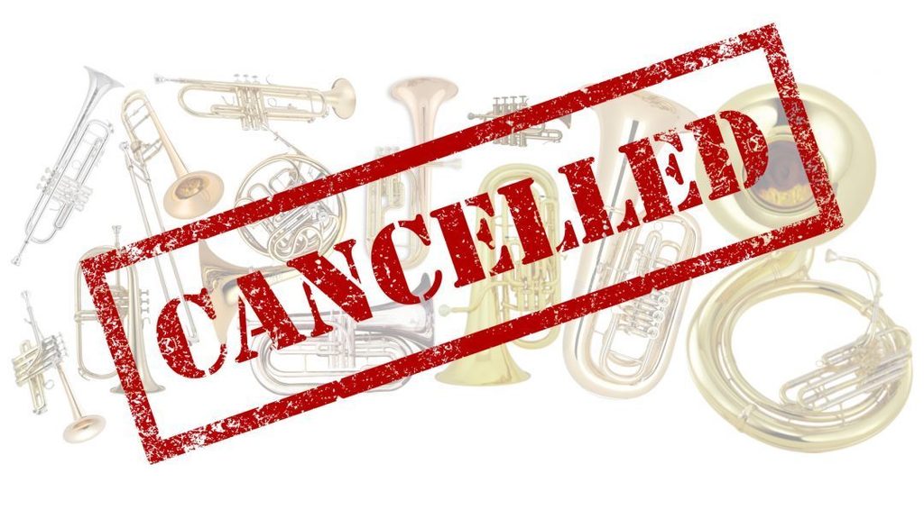 Band Concert Cancelled