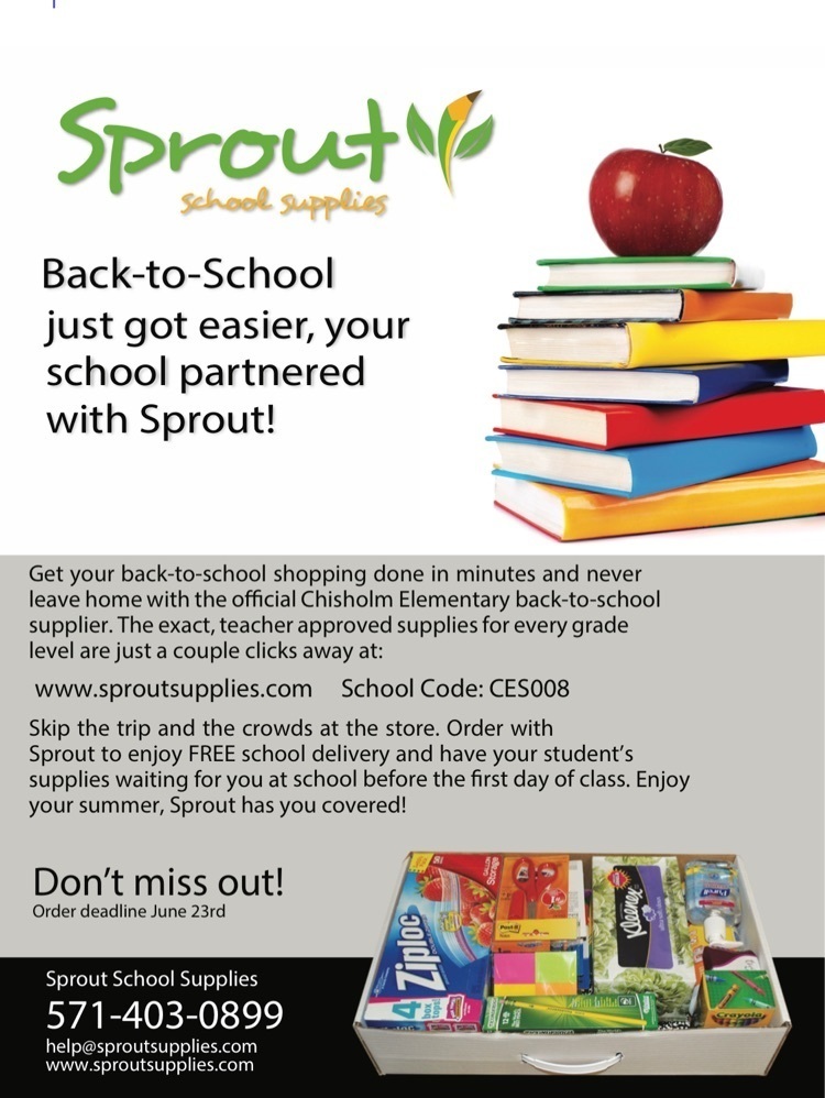 Sprout School Supplies