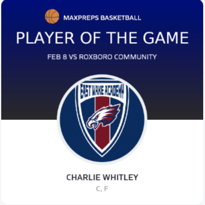 Player of the Game: Charlie  Whitley