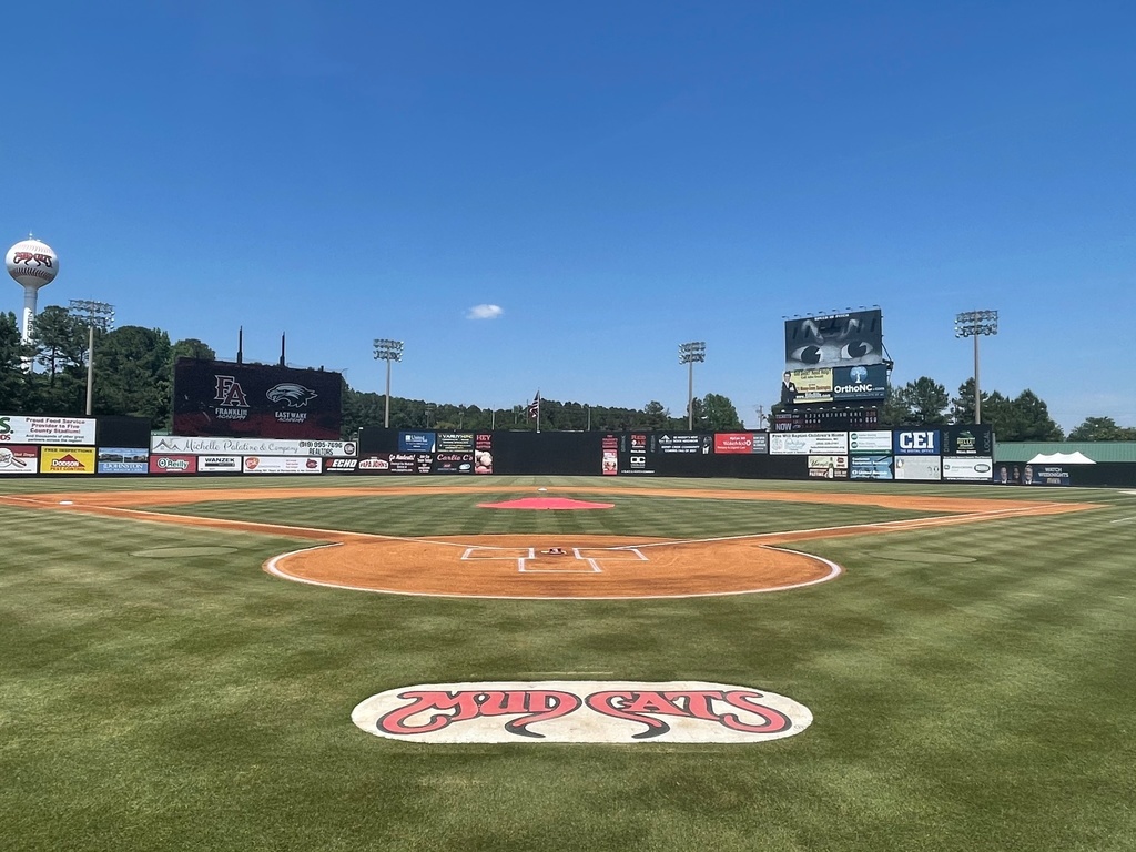 baseball field franklin vs east wake game