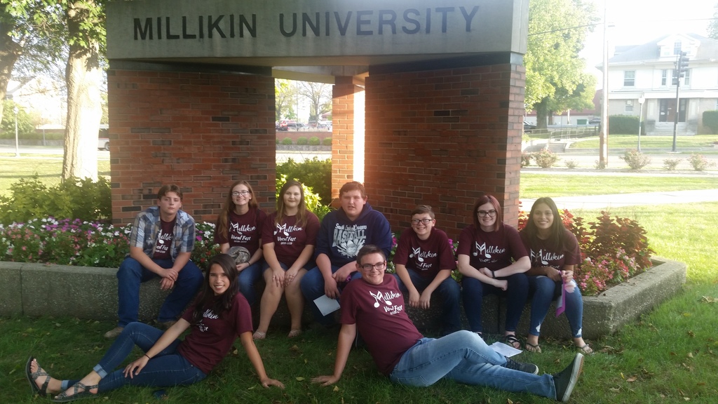 These students attended the Millikin University Vocal Festival on Sept.16th and 17th.