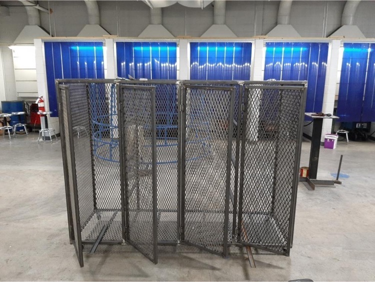 welded lockers