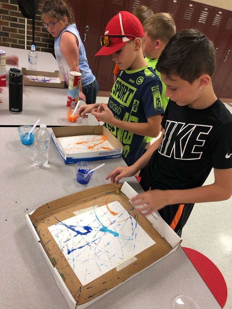 Marbles art for 2-4.