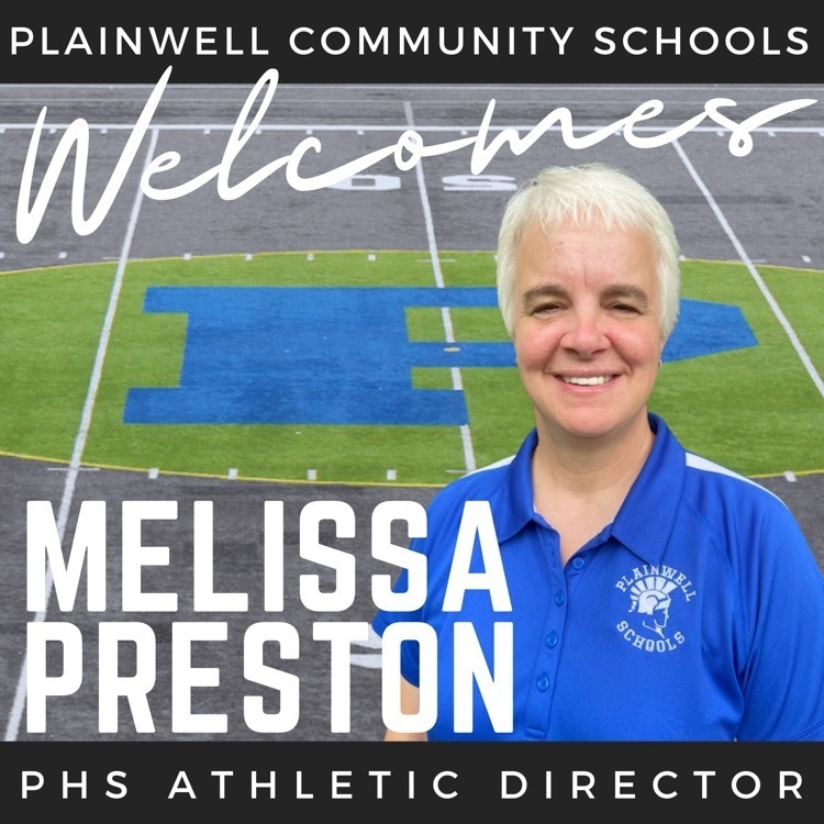 graphic announcing Melissa Preston as new athletic director at phs
