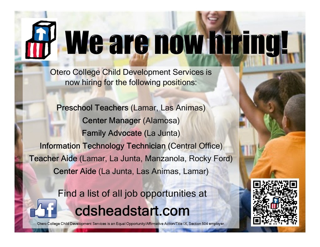 Now Hiring July openings