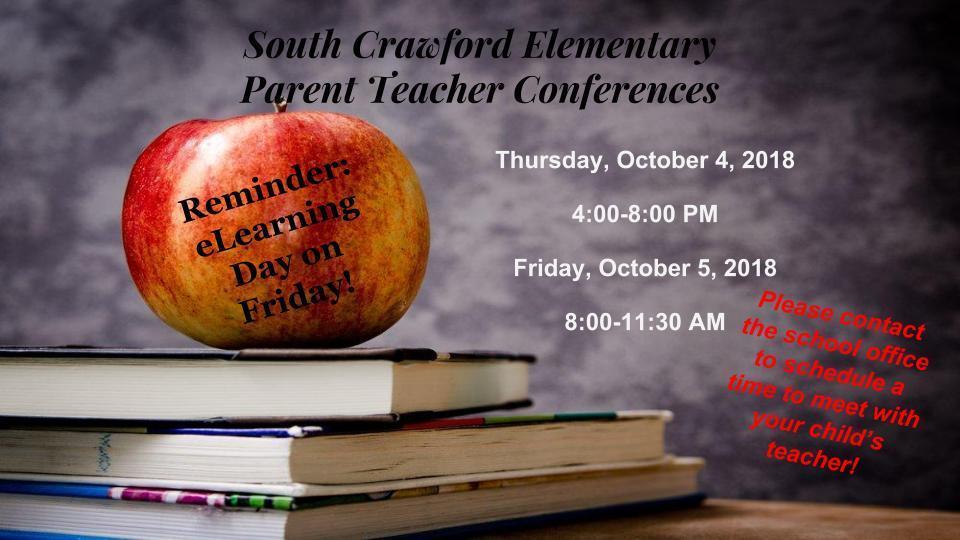 Parent Teacher Conferences This Week