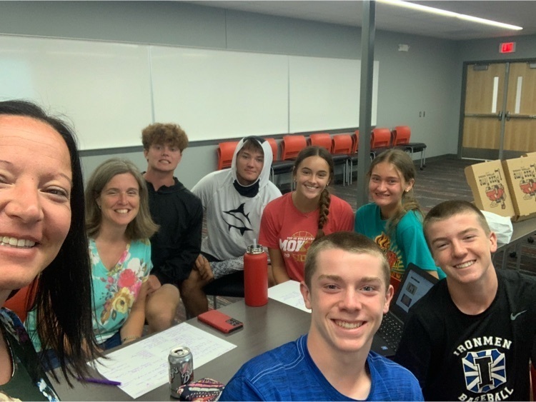 selfie with a group of kids 