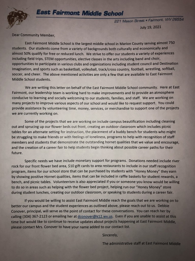 Community Letter