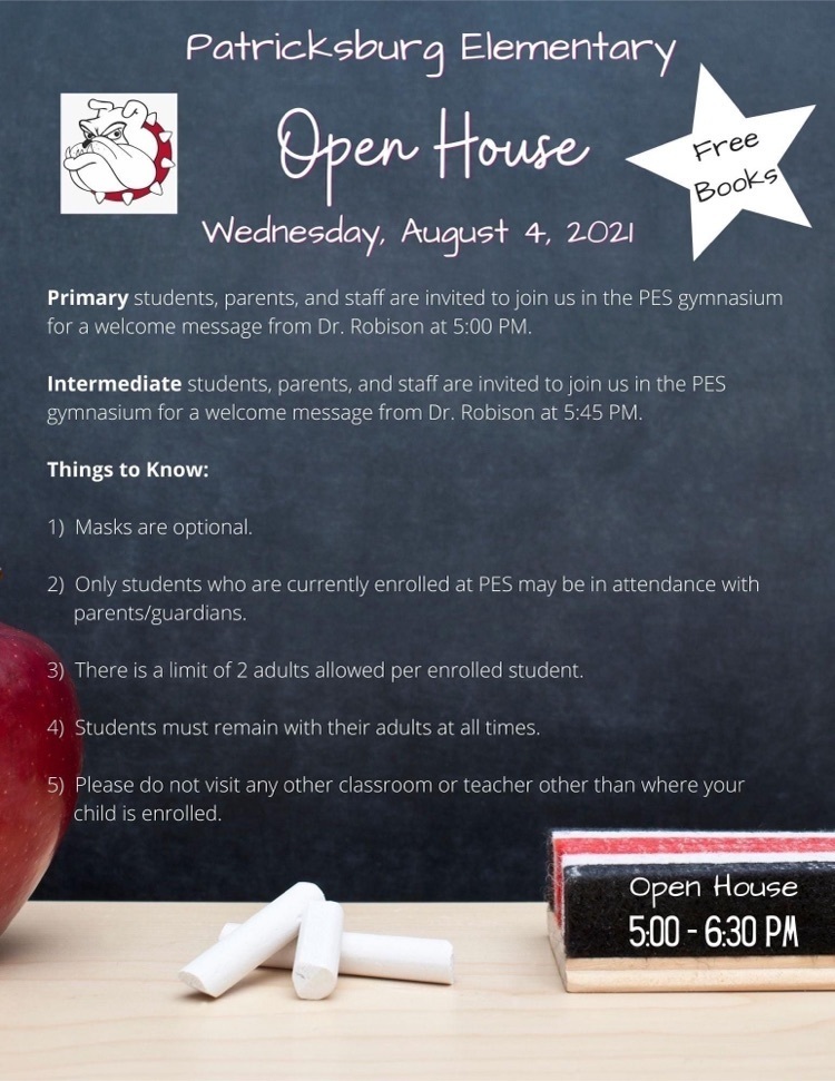 OPEN HOUSE - 8/4/2021