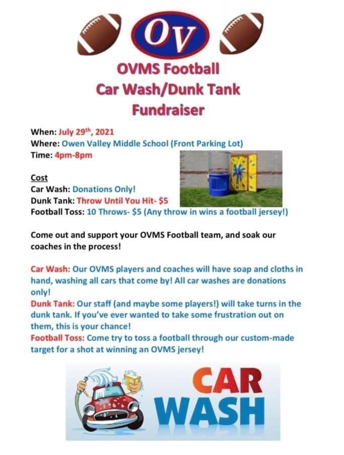 football fundraiser info