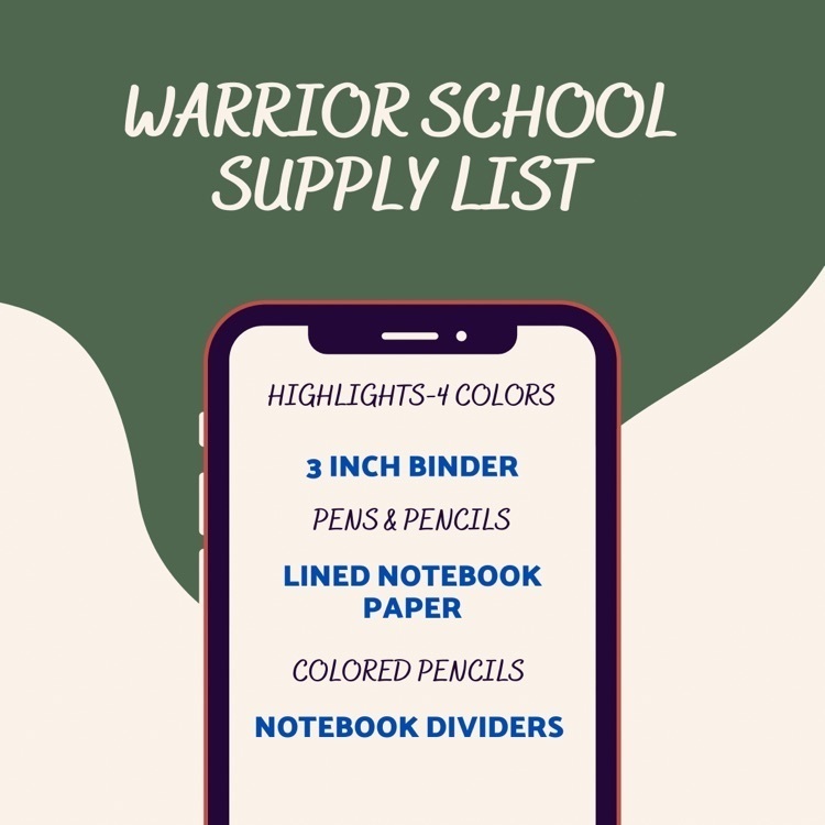 supply list