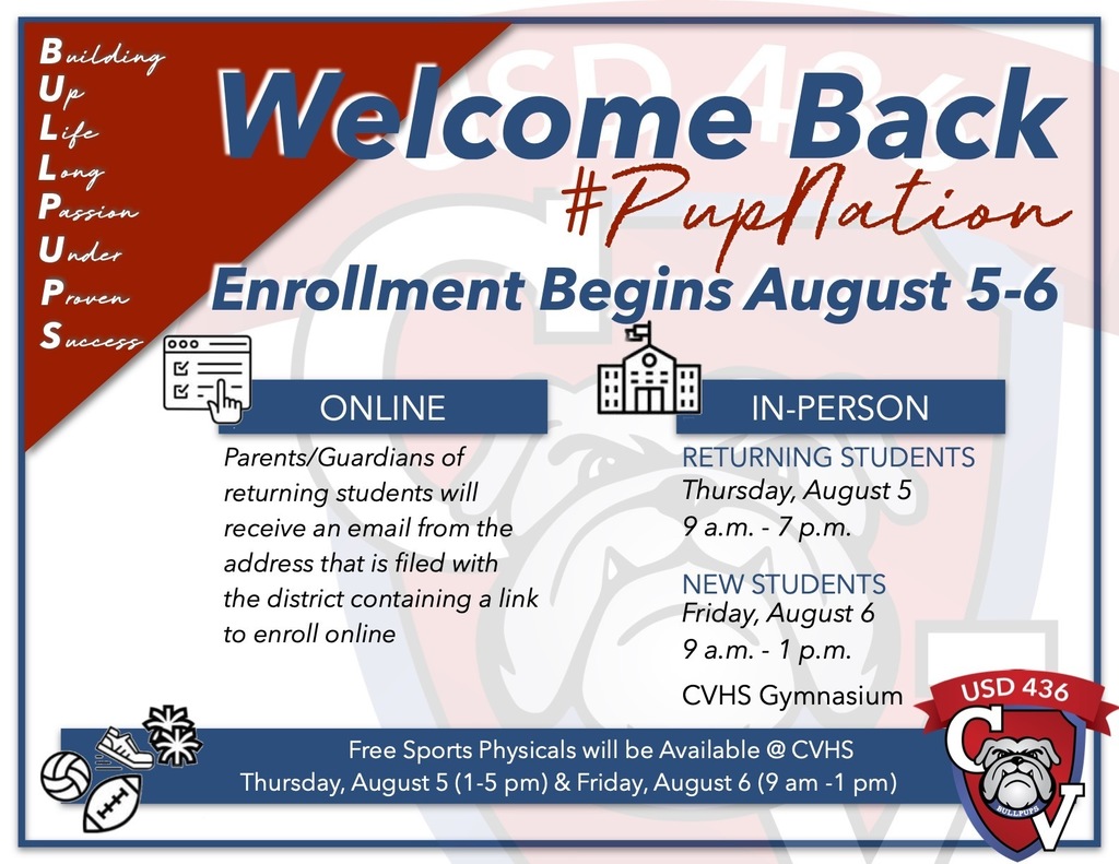 Welcome Back #pupnation Enrollment begins August 5-6