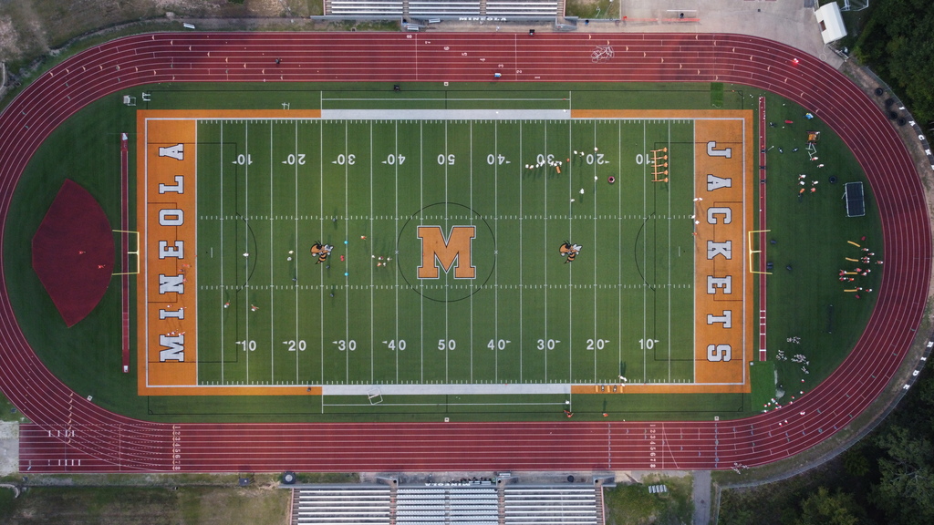 Drone Picture of Meredith Memorial Stadium