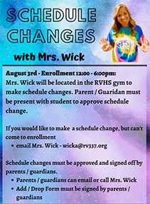 Schedule changes