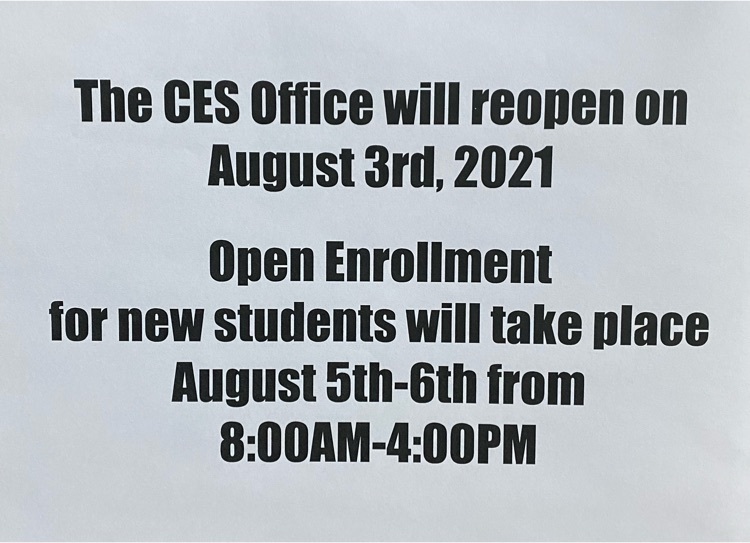 CES office schedule 