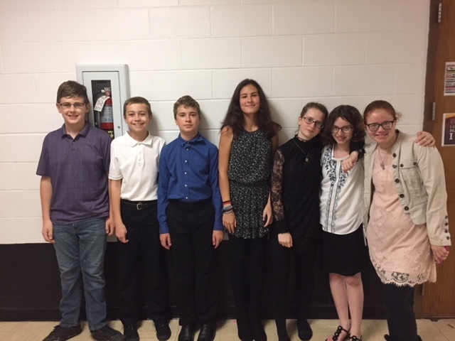 Middle school students attend conference honor choir
